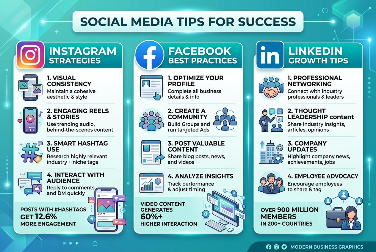 social media tips mlm business